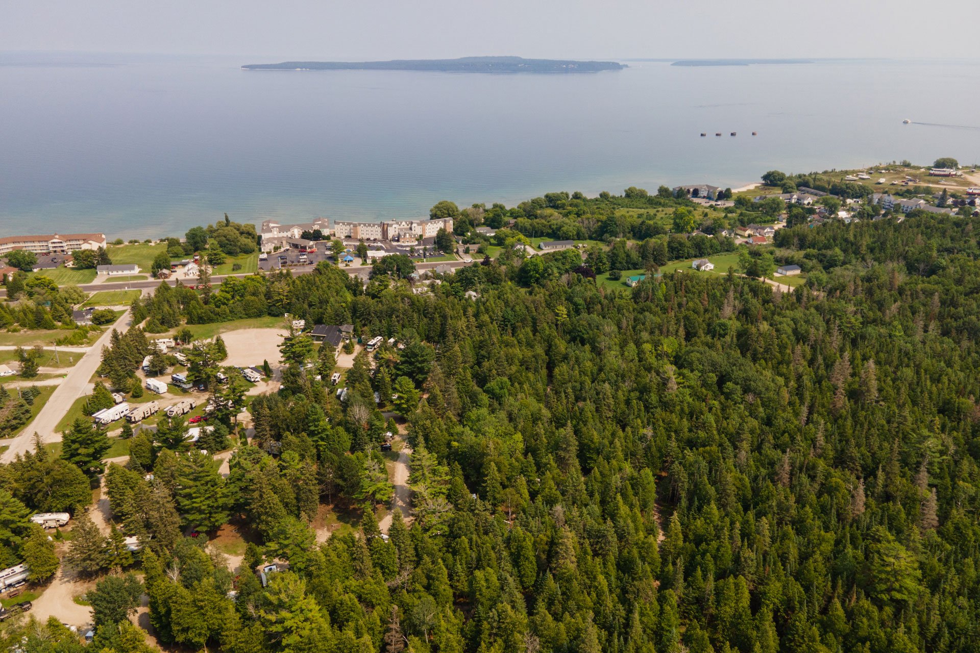 Top Tent Campgrounds in Mackinaw City, Michigan