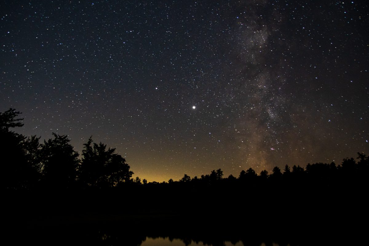 Dark sky in oxford, maine