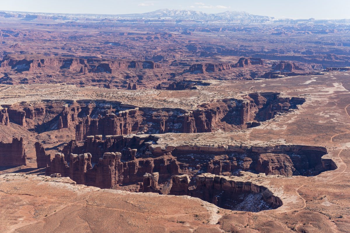 The canyons at Canyonlands National Park in Utah.