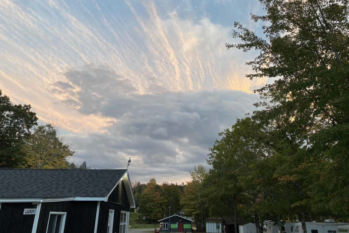 RV park and sunset at Lahave River Campground