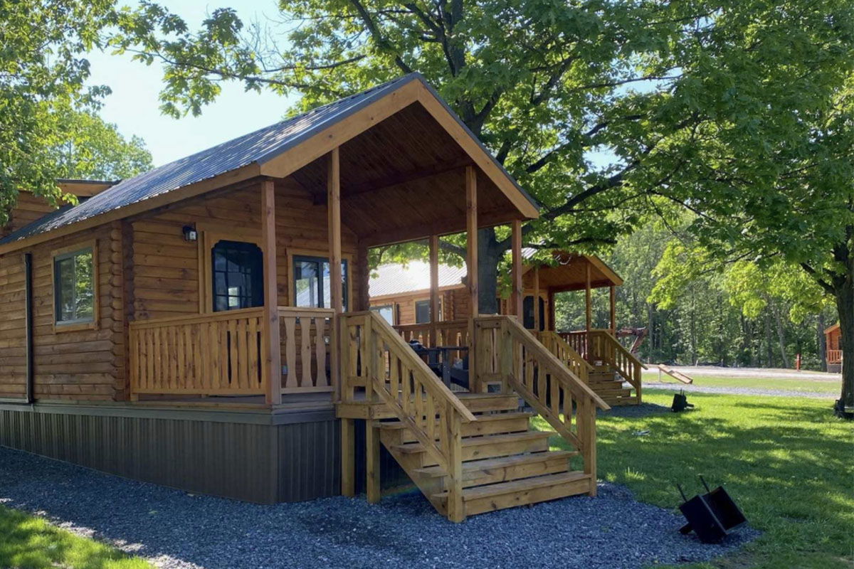 Waterloo glamping cabin campground