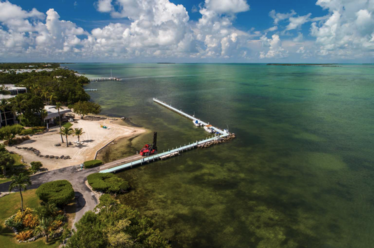 Riptide RV Resort & Marina in Key Largo, Florida.