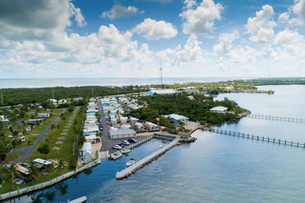 Pelican RV Resort & Marina in the Florida Keys.