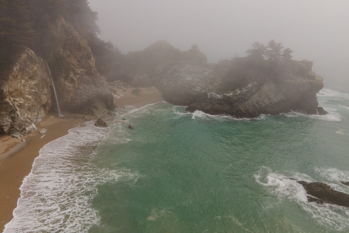 McWay Falls at Julia Pfeiffer Burns State Park in Big Sur, California.