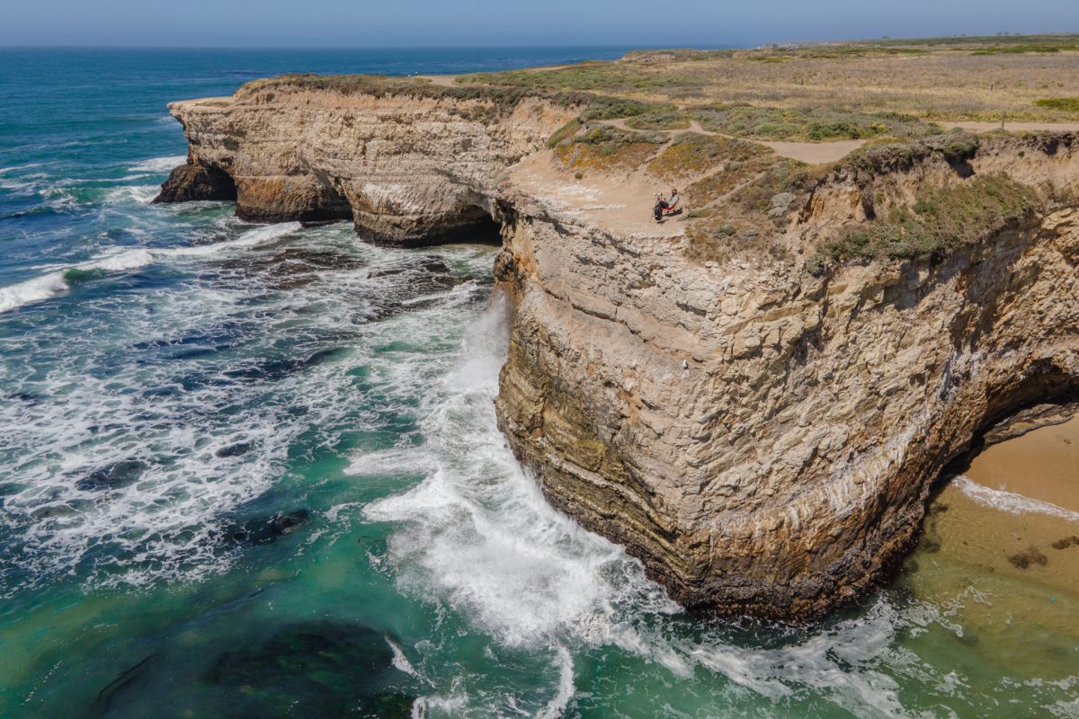 the Natural Bridges at Wilder Ranch State Park near Santa Cruz, California.