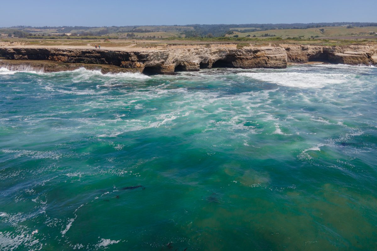 The Natural Bridges at Wilder Ranch State Park near Santa Cruz, California.