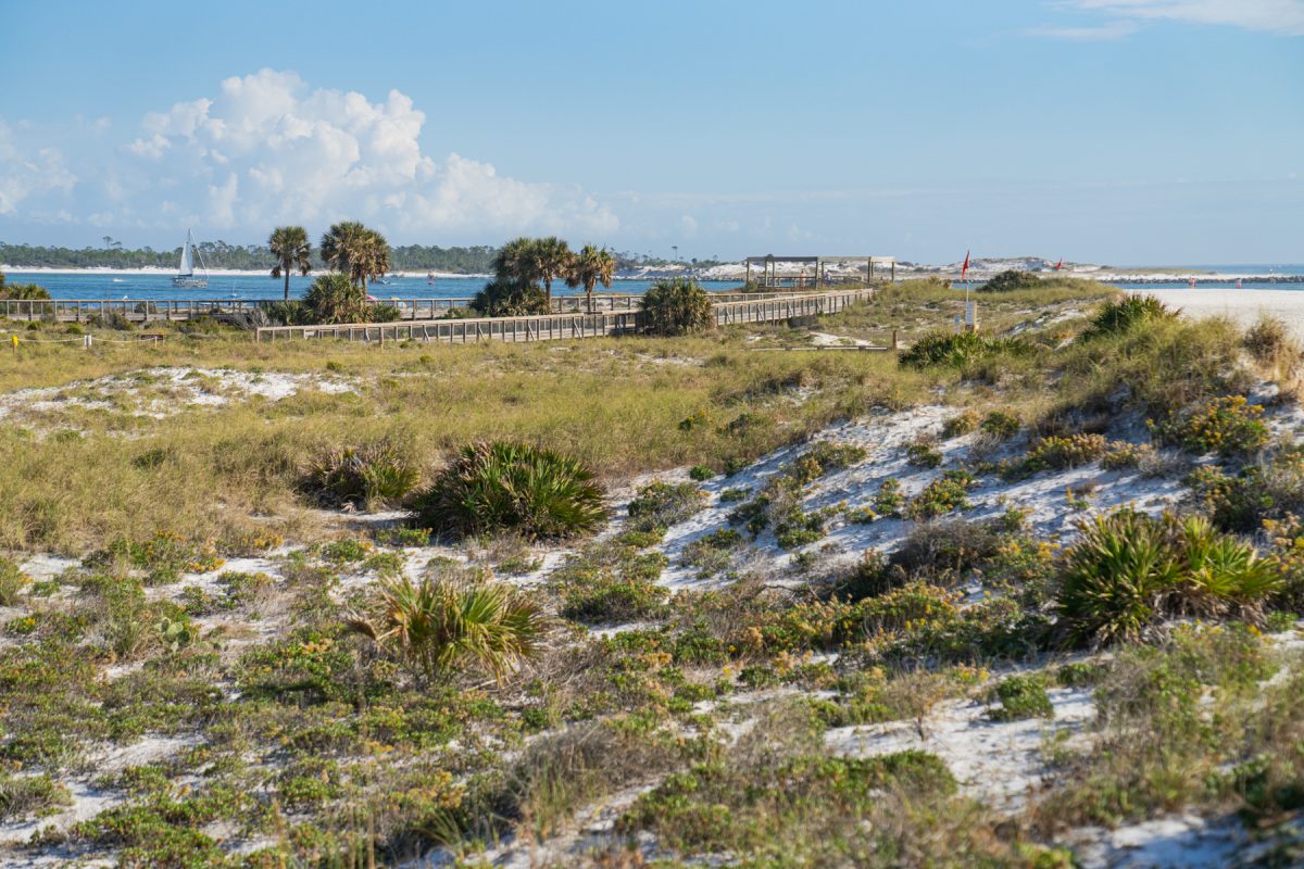 St. Andrews State Park in Panama City, Florida, a destination where many Snowbirds go.