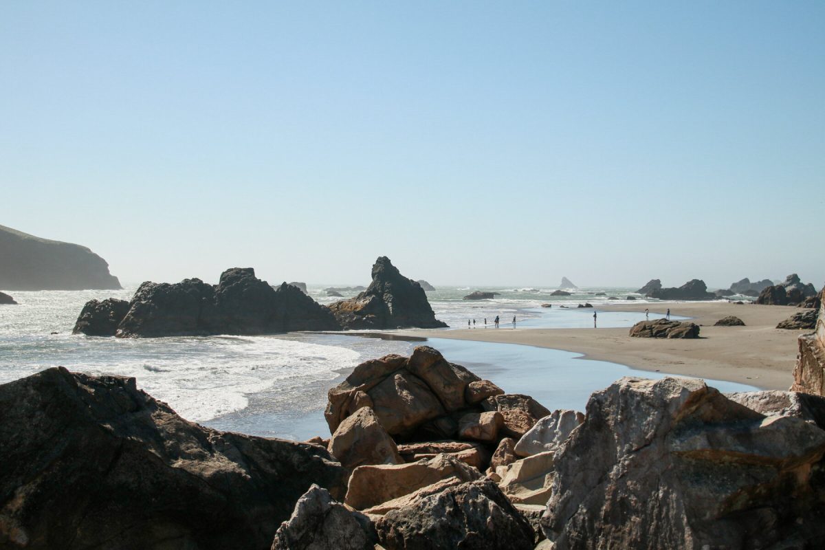 There are impressive rock formations within Samuel H. Boardman State Scenic Corridor along Oregon's Pacific Coast.