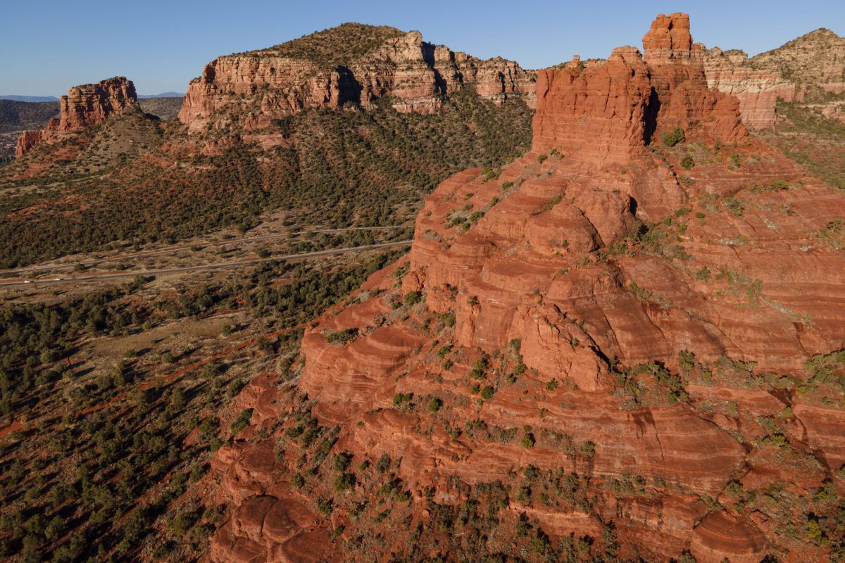 View of canyon in Sedona, AZ