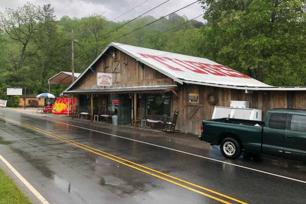 general store at campground near Galtinburg, TN