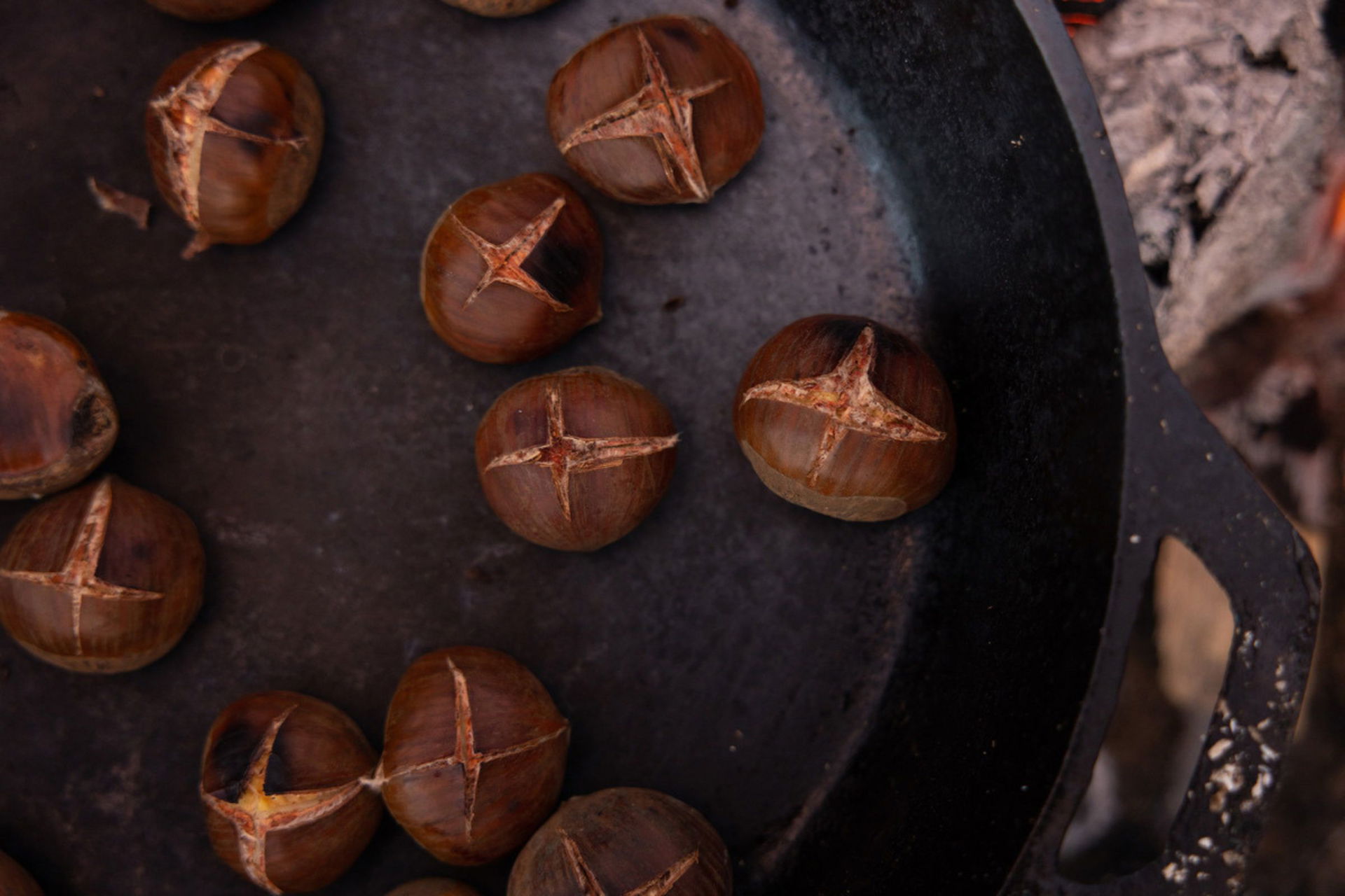 How to Roast Chestnuts on an Open Fire (and on the Stovetop)