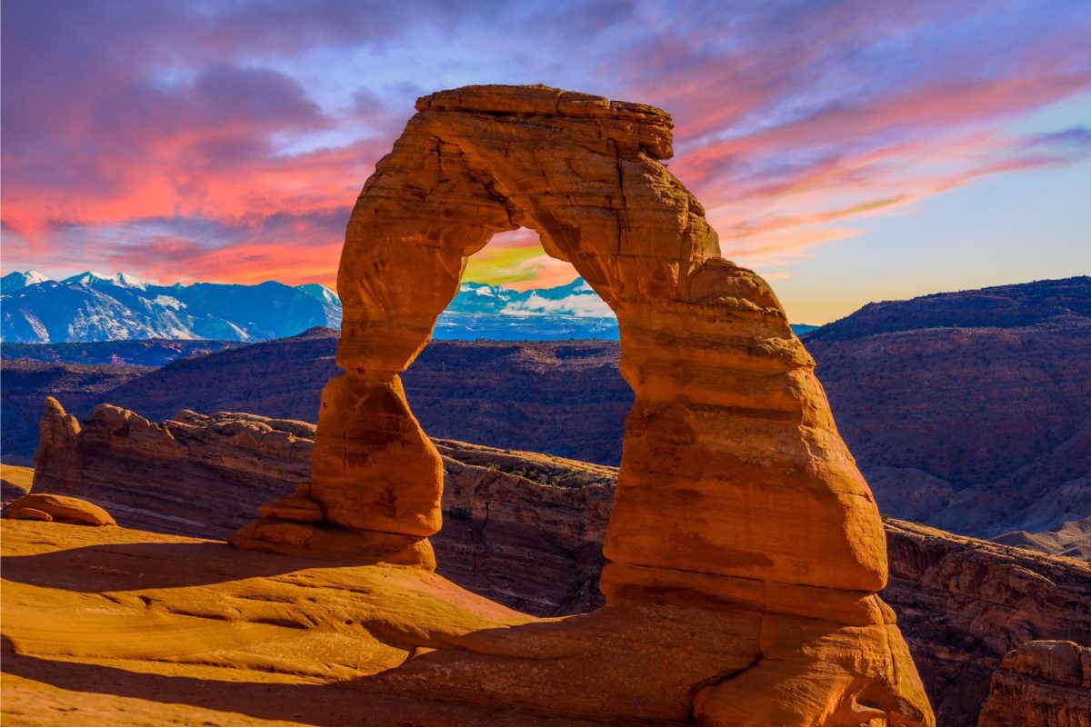 Delicate Arch at 2024 camping destination Arches National Park