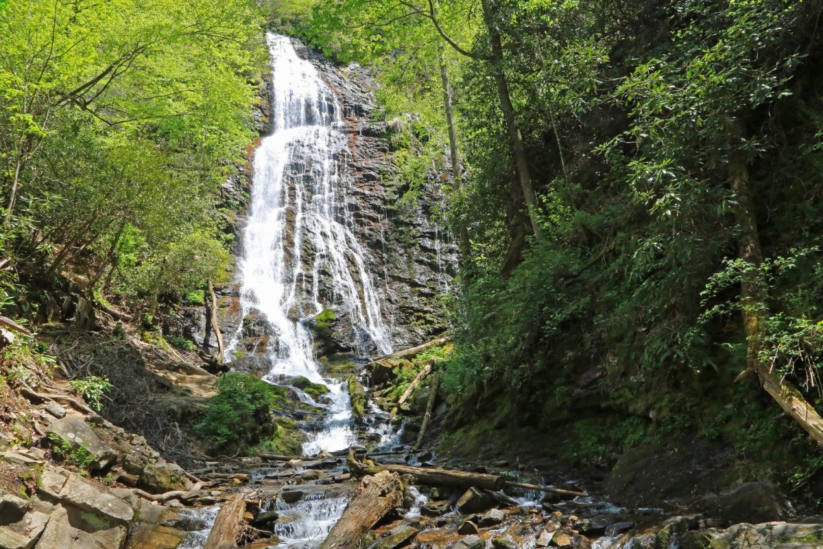 Mingo Falls at Great Smoky Mountains National Park