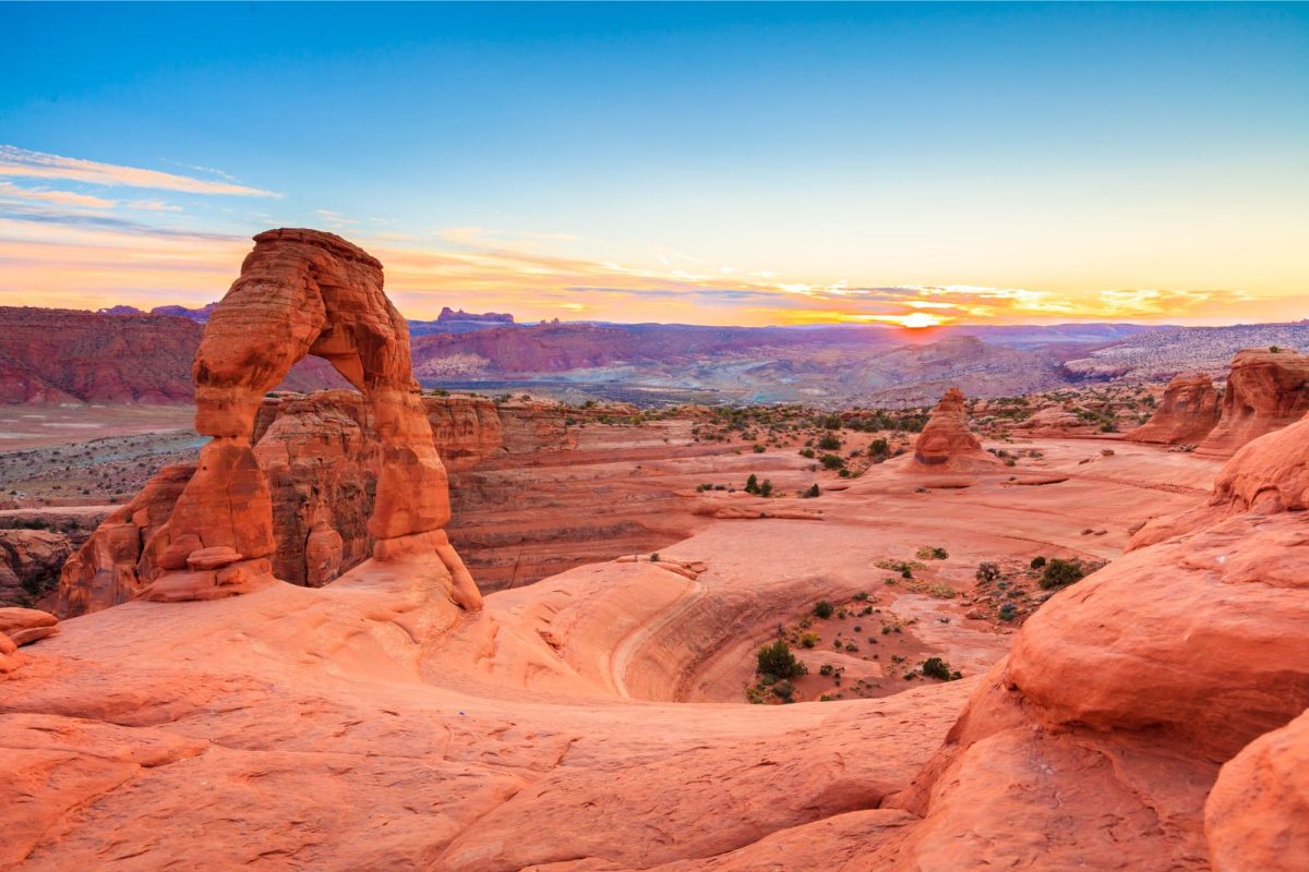 Delicate Arch at Arches National Park in Utah