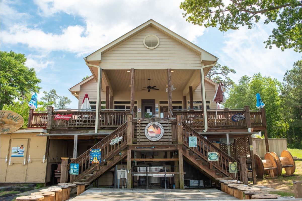 restaurant at Palmetto Shores RV Resort, popular spring break destination