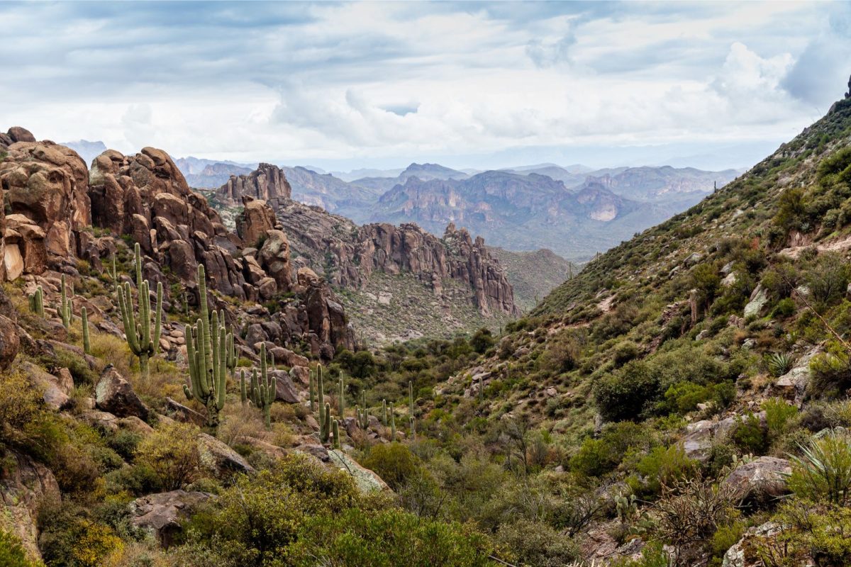 Tonto National Forest near Phoenix, Arizona, for spring break camping