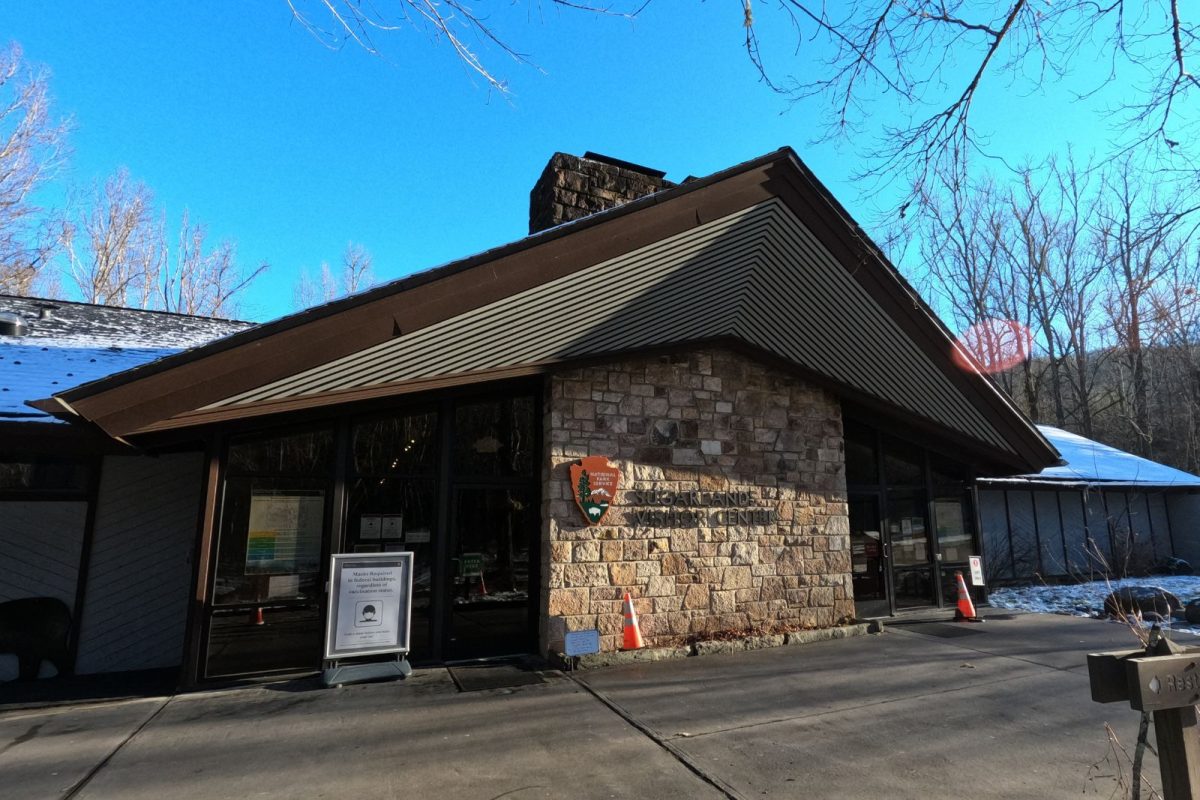 Sugarlands Visitor Center in Great Smoky Mountains National Park, first stop on itinerary