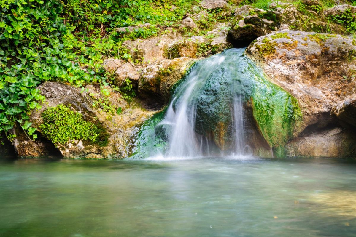 hot spring at Hot Springs National Park