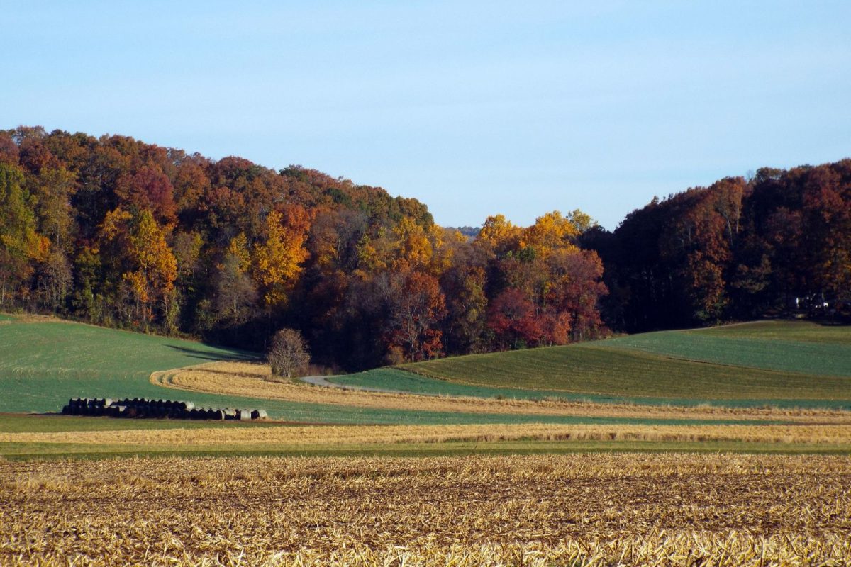 fall colors at camping destination Lancaster, Pennsylvania