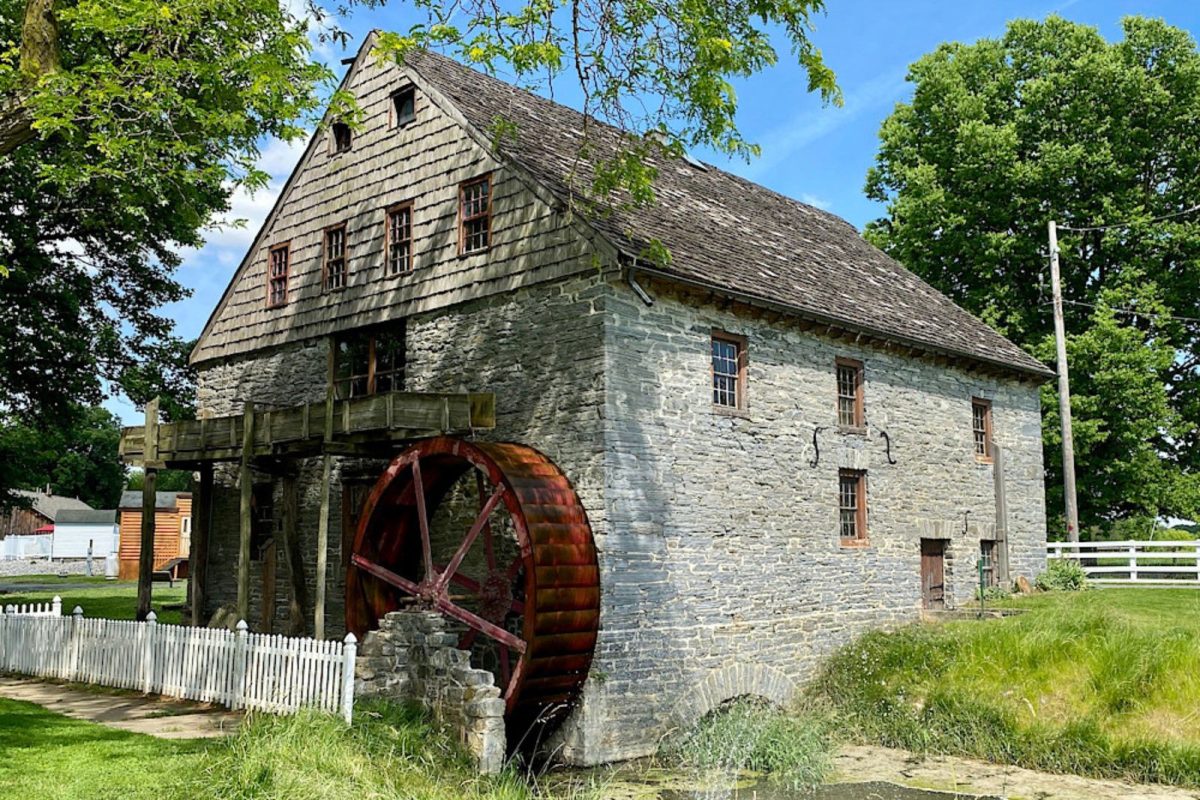 Grist Mill at top camping destination Mill Bridge Village & Camp Resort