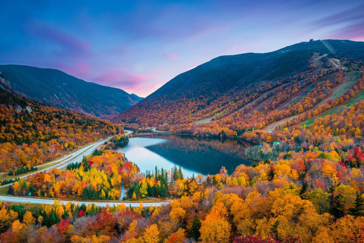 leaf peeping camping event to see fall foliage in White Mountains