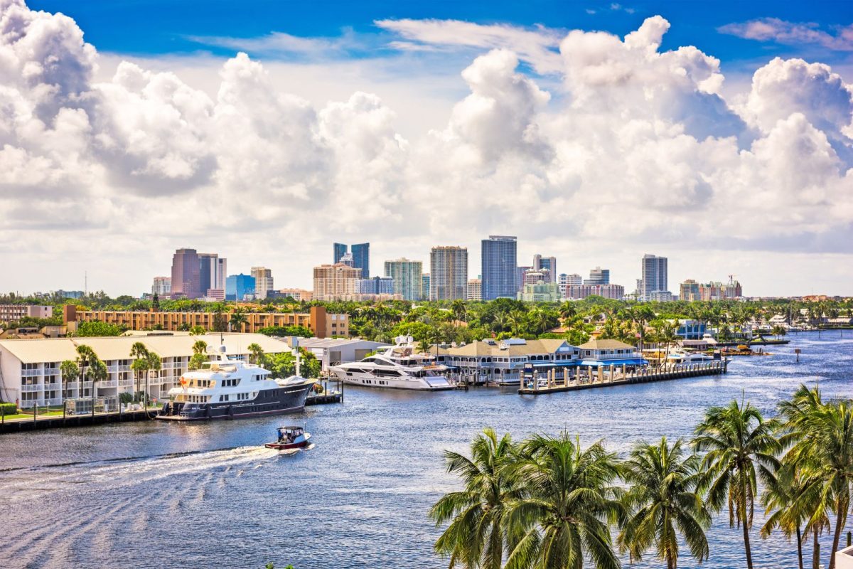 coastline of Fort Lauderdale, Florida