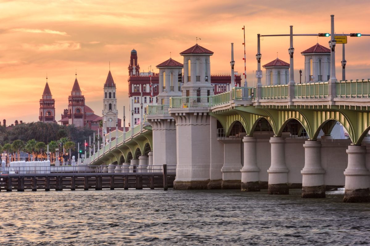 bridge in St. Augustine, Florida, on list of most-searched camping destinations for 2025