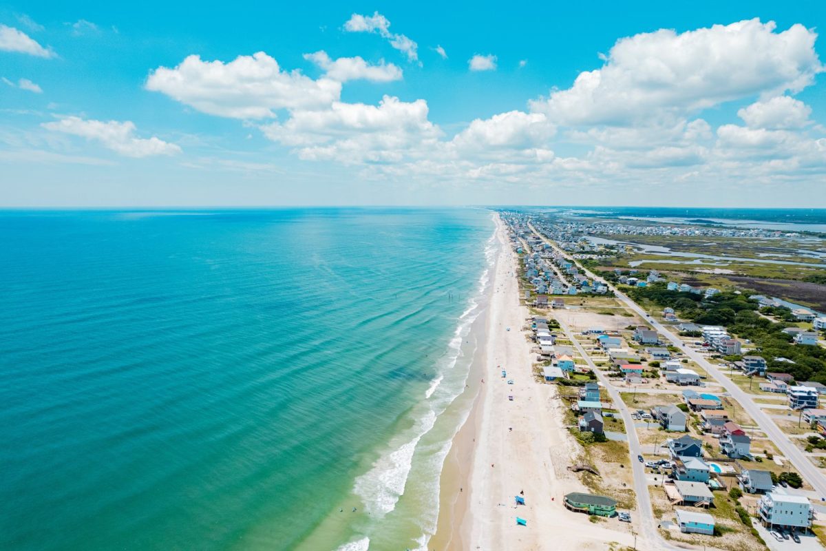 Topsail Beach near Sneads Ferry, top spring break RV destination