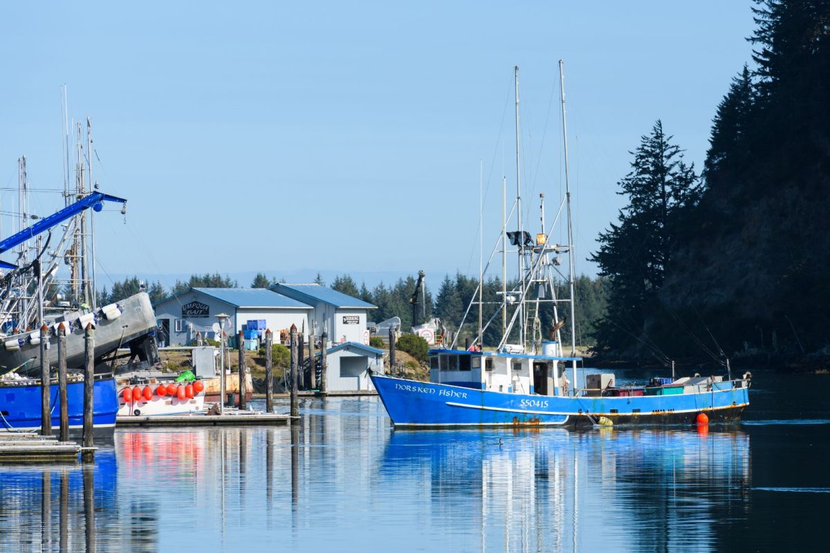 boats in Winchester Bay, top spring break RV destination